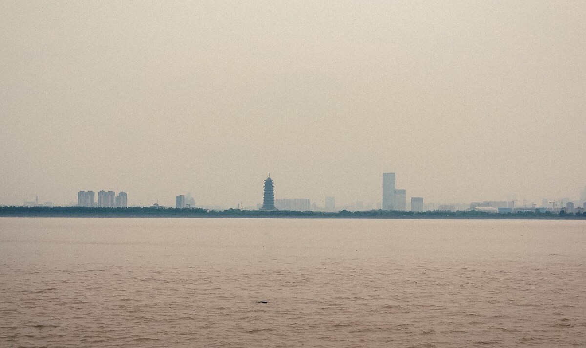 钱塘江边 江边 风景 自然 建筑 风光 江景 摄影 大自然