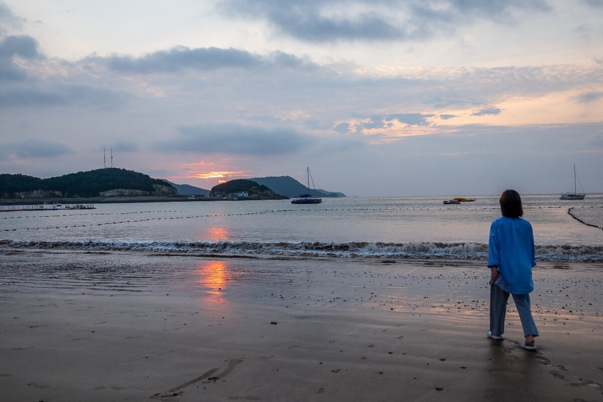 日出 海边日出 自然 风光 摄影 天空 云彩 海边 大海 海滩
