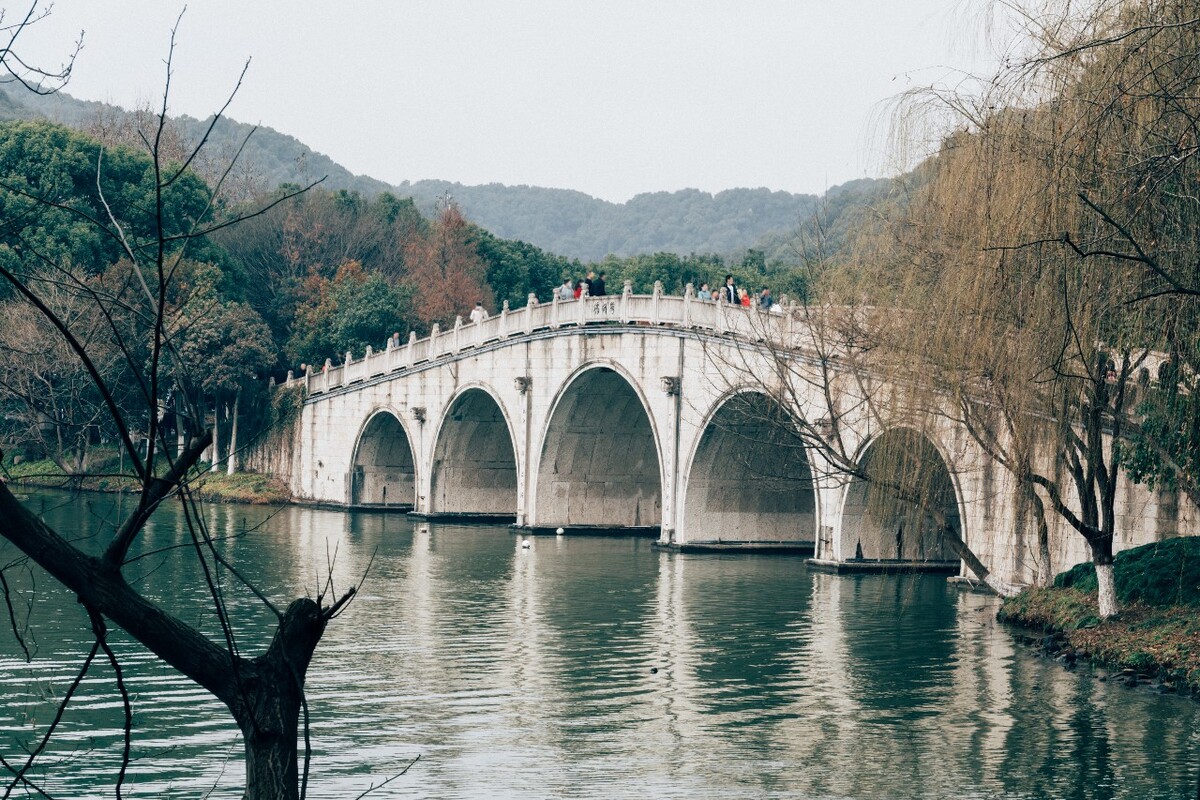 桥 石桥 跨湖桥 摄影 建筑 特写  桥洞 湘湖 风光 建筑摄影  