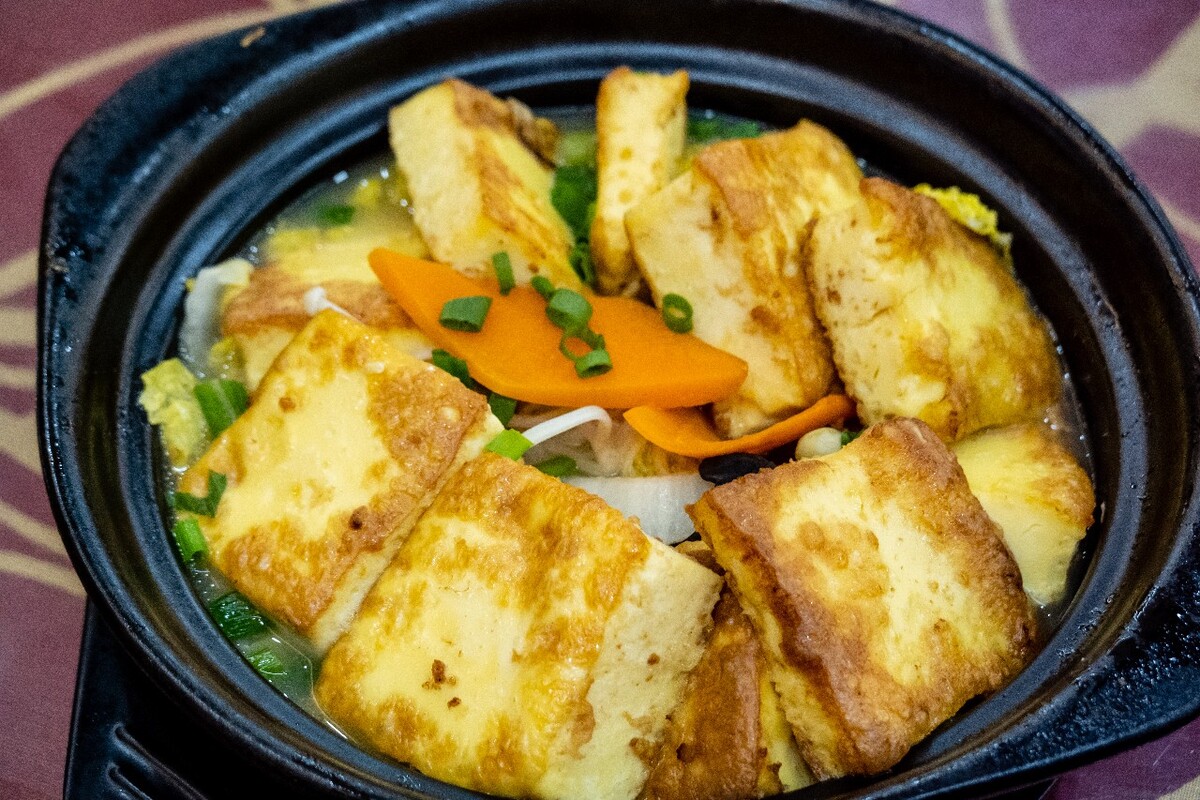豆腐鱼丸汤 炒菜 食物 美食 生活 旅游 旅行 摄影 茄子 汤