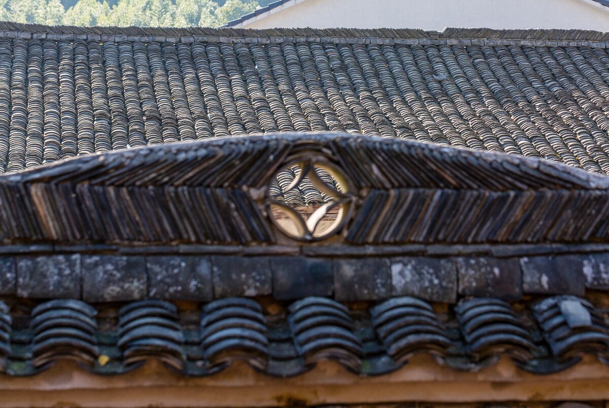 建筑 古建筑 指南村 临安 杭州 建筑人文 自然 风光 摄影 屋顶 瓦片 瓦楞 屋檐 屋脊