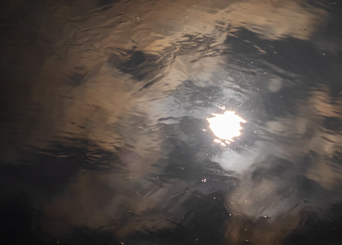 天空 倒影 光影 水中影子 湖水 自然 风光 
