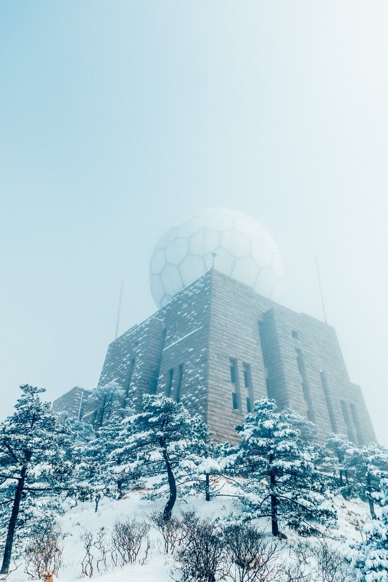 摄影 雪景 大自然 黄山 黄山雪景 雪中黄山 森林雪景 建筑 光明顶