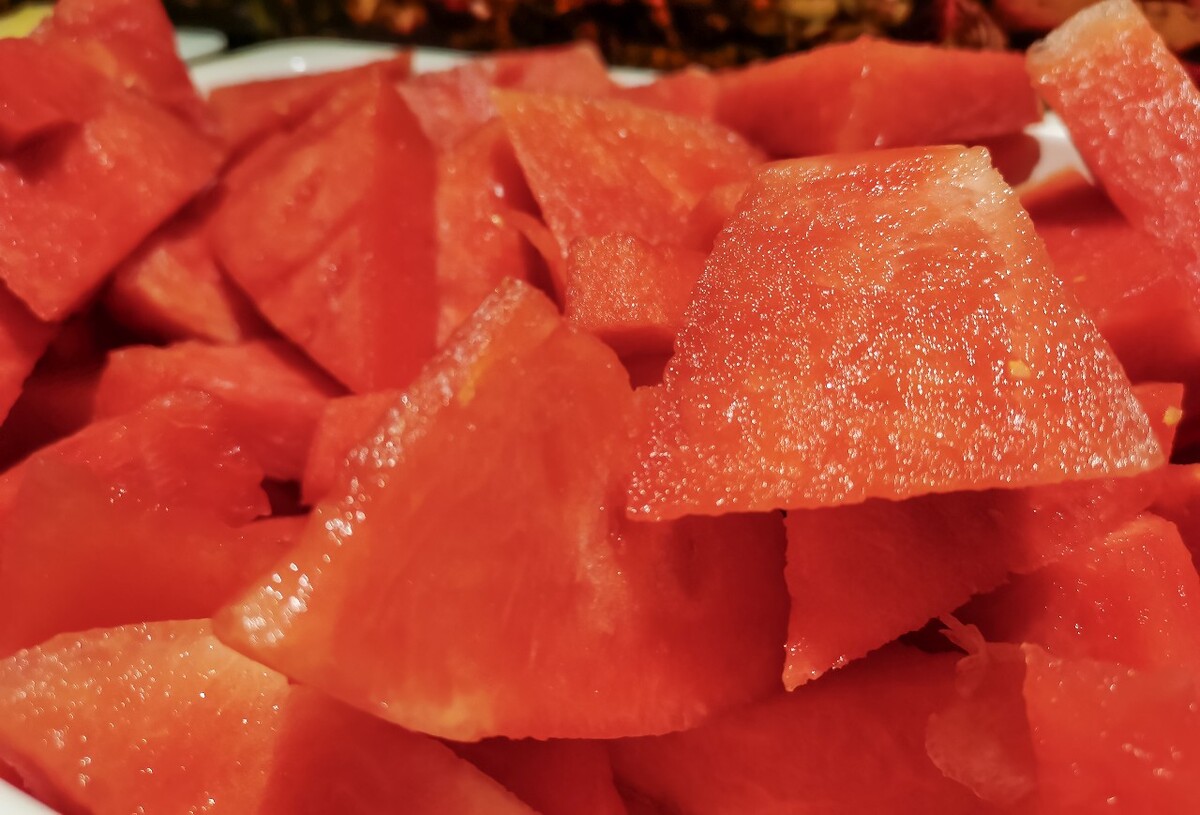 西瓜 水果 摄影 图片 素材 特写 切好的西瓜