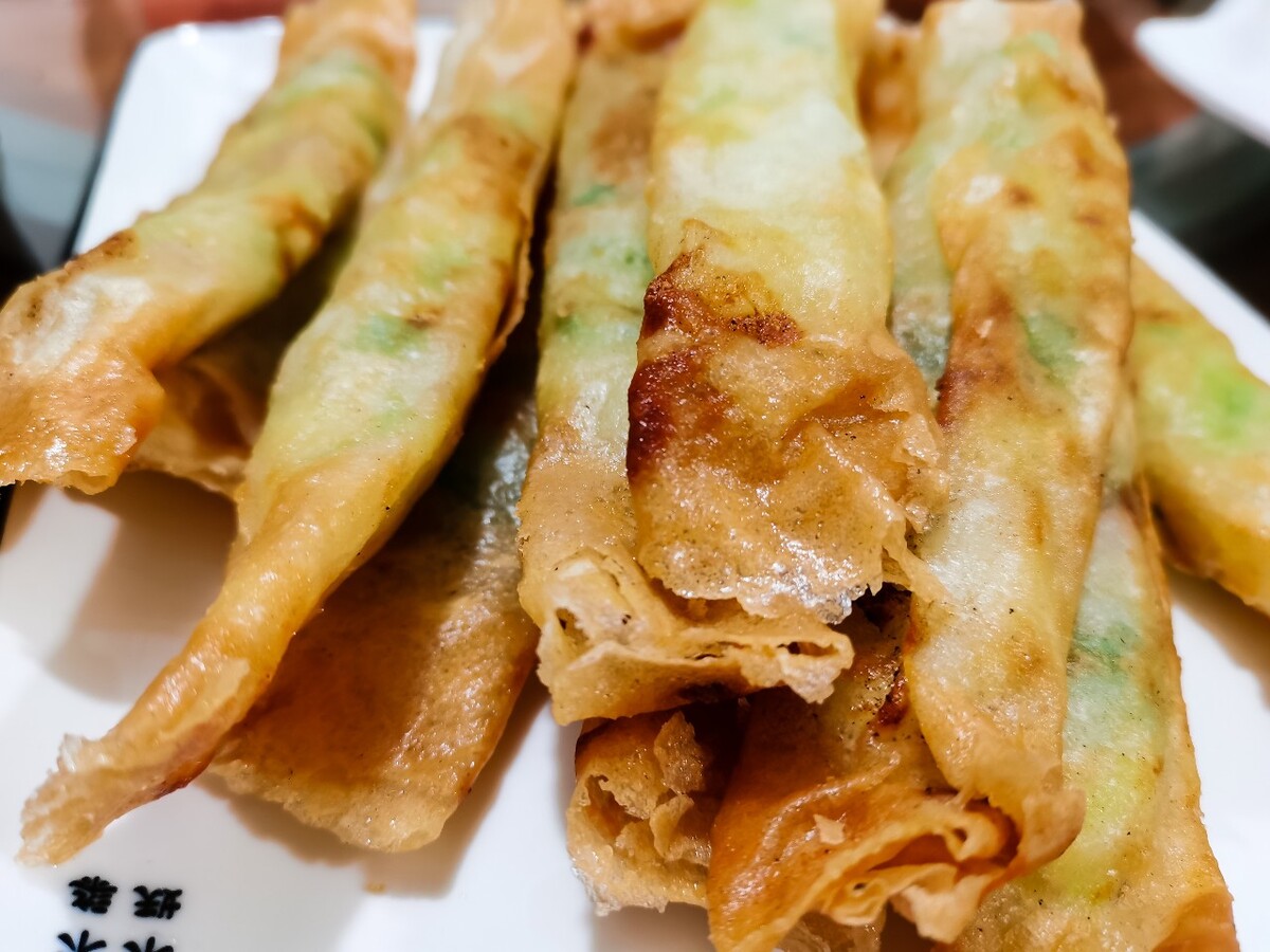 摄影 图片 素材 特写 美食 美味 中餐 春卷 面食