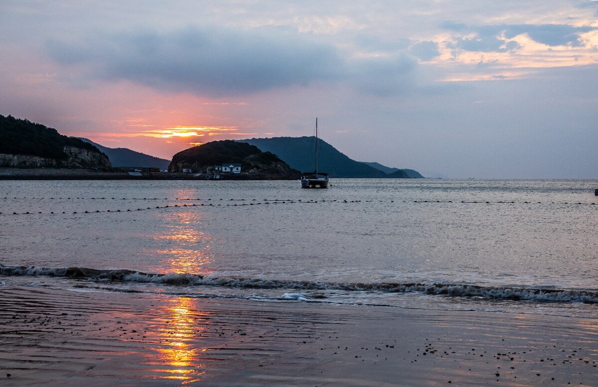 日出 海边日出 自然 风光 摄影 天空 云彩 海边 大海 海滩