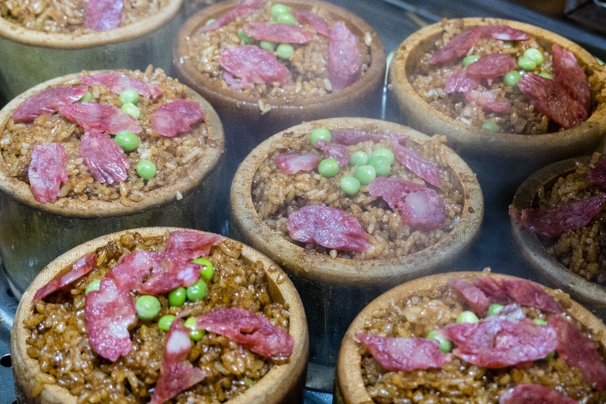 竹桶饭 摄影 美食 食物 美味 照片  风味饭食  旅游 特色小吃 