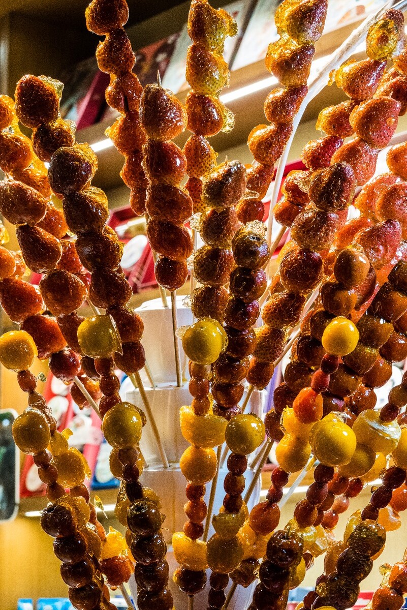 糖葫芦 冰糖葫芦  糖墩儿 糖球 中国传统小吃 特色小吃