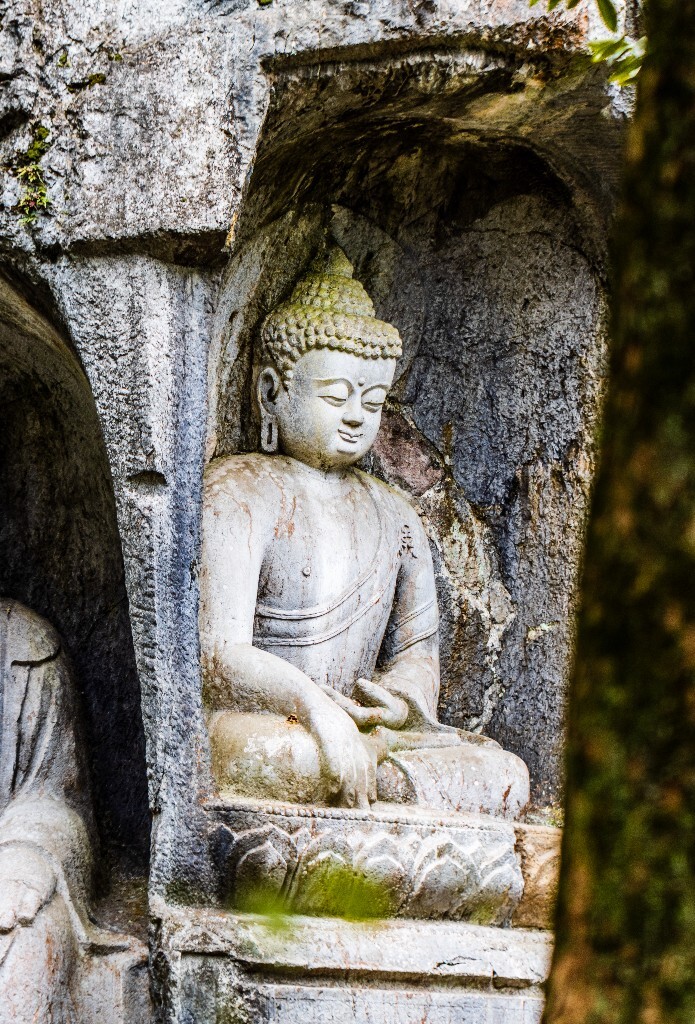 飞来峰 灵隐寺 佛教 建筑 石刻  旅行 摄影 佛像 弥勒佛  佛陀