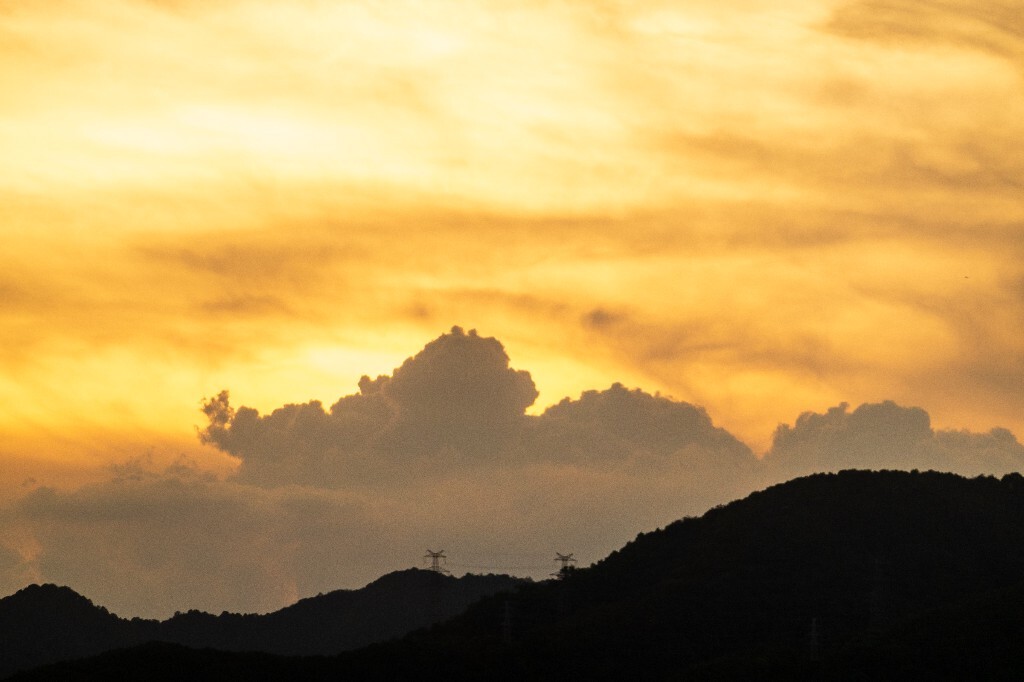 夕阳 日落 钱塘江夕阳 自然 风光 摄影 江边夕阳 天空 云彩