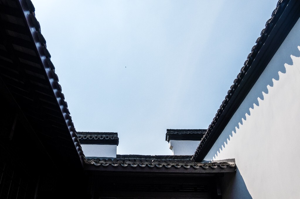 建筑 天空 蓝天白云 自然 屋檐 房檐 旅行 摄影