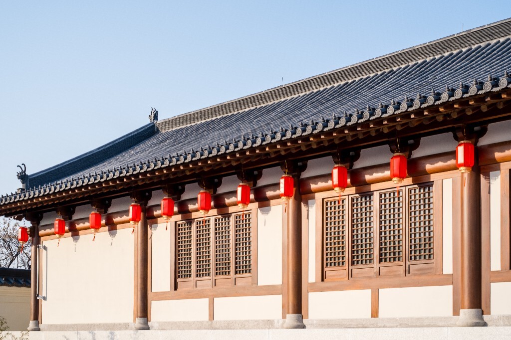 灯笼 建筑 摄影 旅行 德售宫 城市建筑 建筑物 重华宫 德寿宫