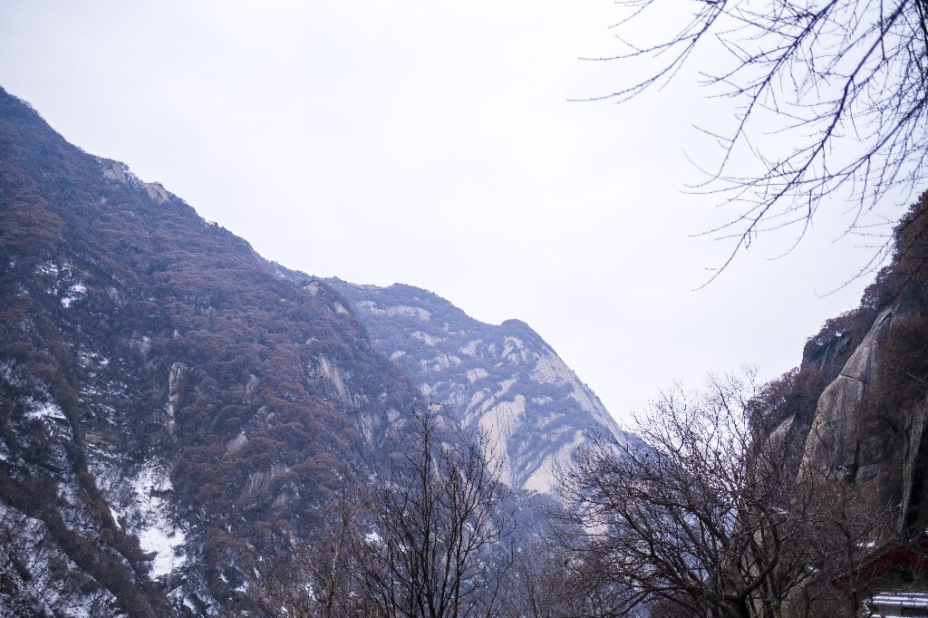 风光 自然 摄影 山峰 山脉 雪景 华山 陕西 建筑 自然风光 大好河山