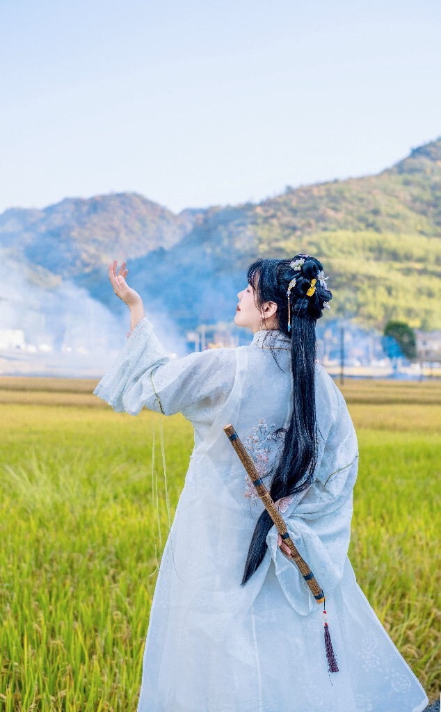 人像 写真 模特 自然 户外 风光 色彩 
