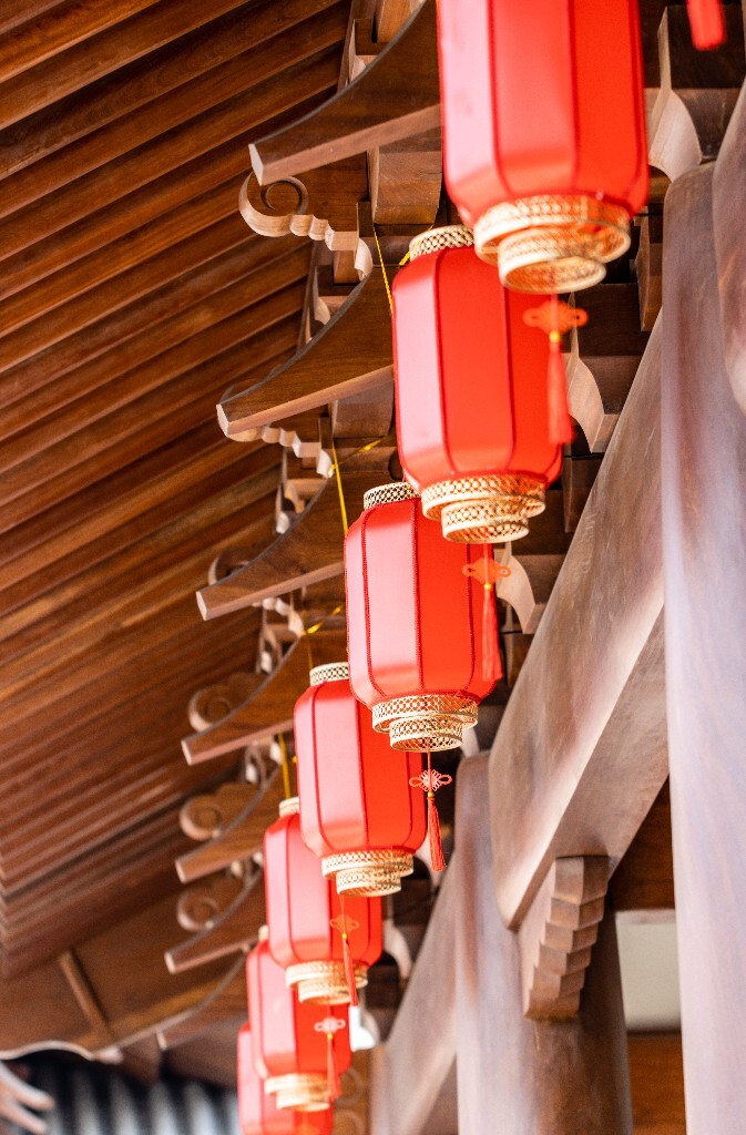 灯笼 建筑 德寿宫 年味 氛围 春节 喜庆 节日