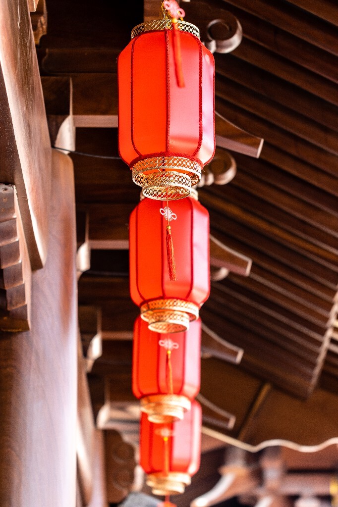 灯笼 建筑 德寿宫 年味 氛围 春节 喜庆 节日