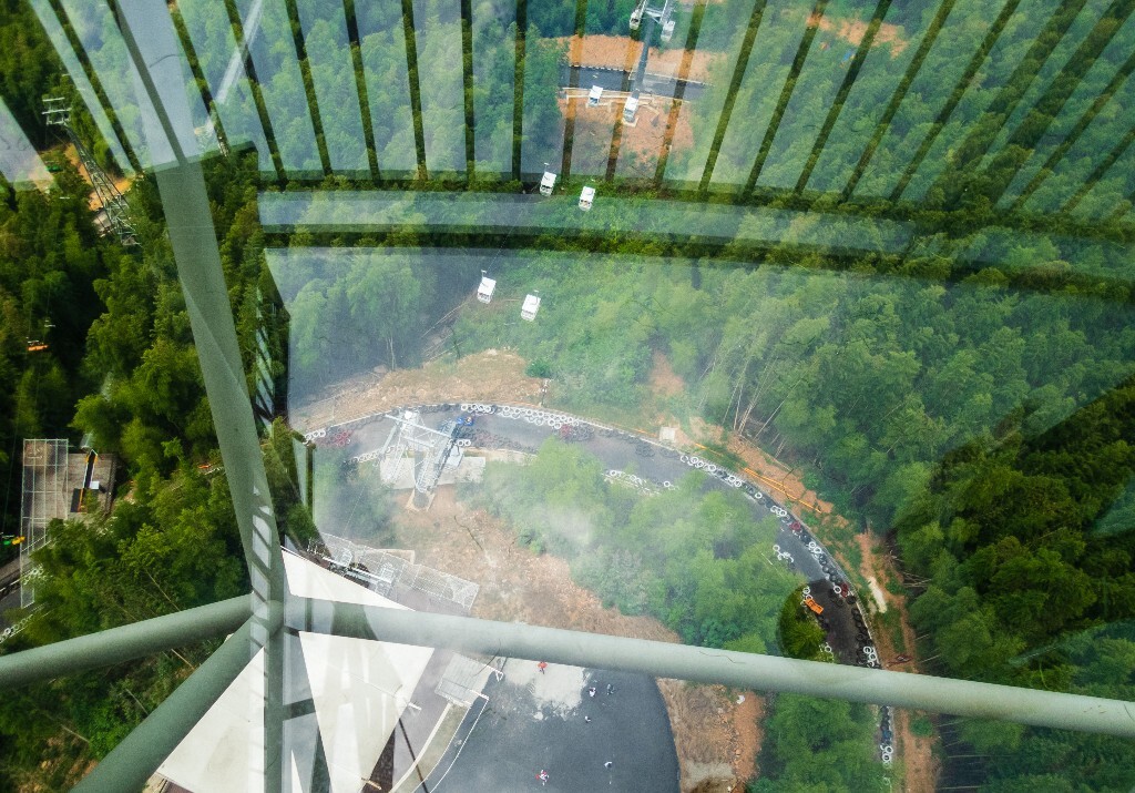 自然风光 风光 自然 旅行 摄影 草干山风光 山水 青山 建筑 俯视
