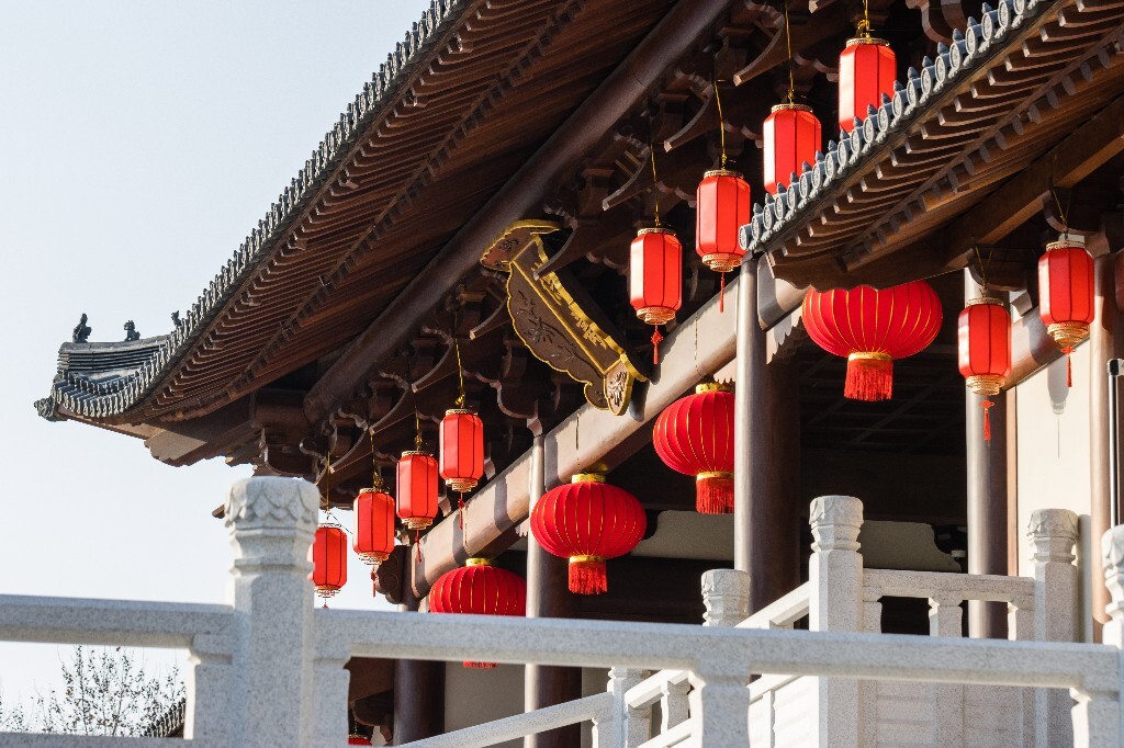 德寿宫 灯笼 春节 过年 氛围 摄影 建筑 旅行 街拍 地标建筑 色彩 城市