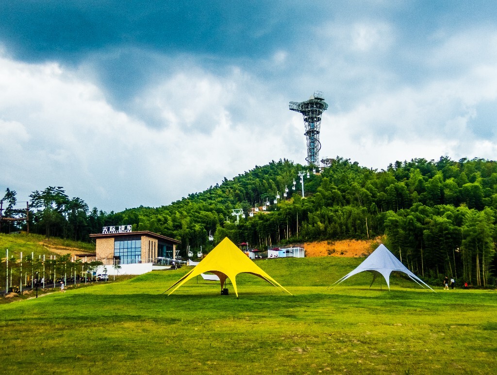 自然风光 风光 自然 旅行 摄影 草干山风光 山水 青山 帐篷