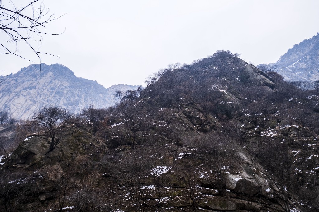 风光 自然 摄影 山峰 山脉 雪景 华山 陕西 建筑 自然风光 大好河山