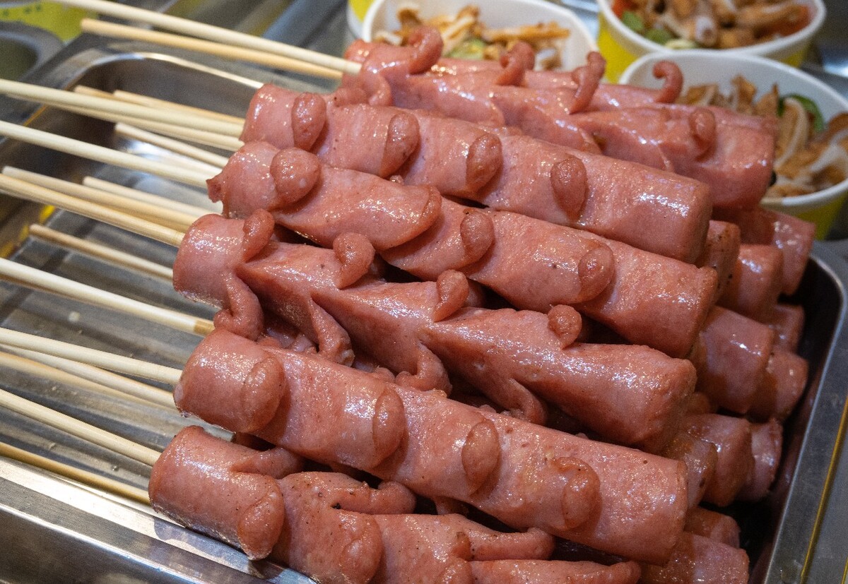 烤肠 热狗  烤香肠  火腿肠 摄影 特写 美食  美味