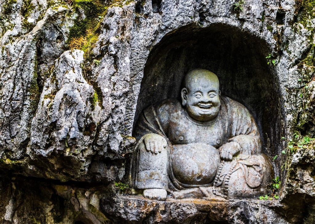 飞来峰 灵隐寺 佛教 建筑 石刻  旅行 摄影 佛像 弥勒佛  佛陀