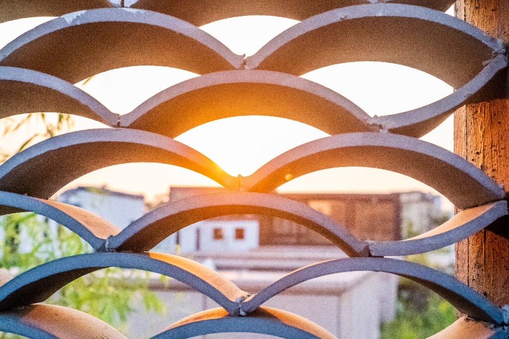 夕阳 建筑物 自然 风光 阳光 日出日落 结构之美 色彩 旅行 结构