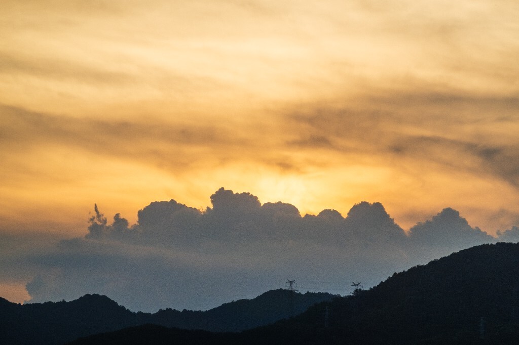夕阳 日落 钱塘江夕阳 自然 风光 摄影 江边夕阳 天空 云彩