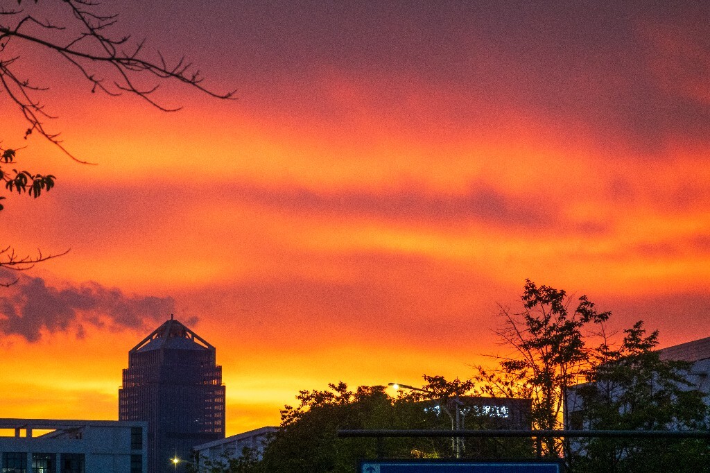 夕阳 日出日落 自然 风光 摄影 环境 天空 云彩