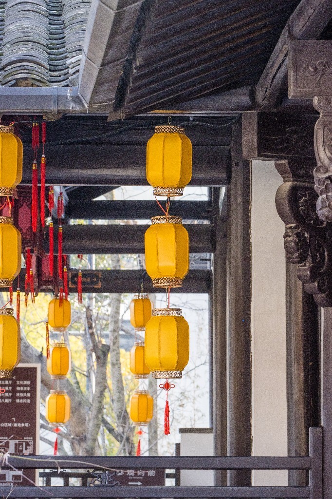 灯笼 旅行 街拍 灯 黄色的灯笼 色彩 建筑 氛围 过年