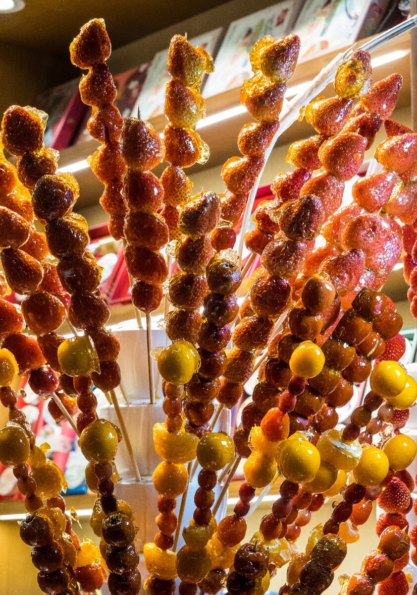 糖葫芦 冰糖葫芦  糖墩儿 糖球 中国传统小吃 特色小吃