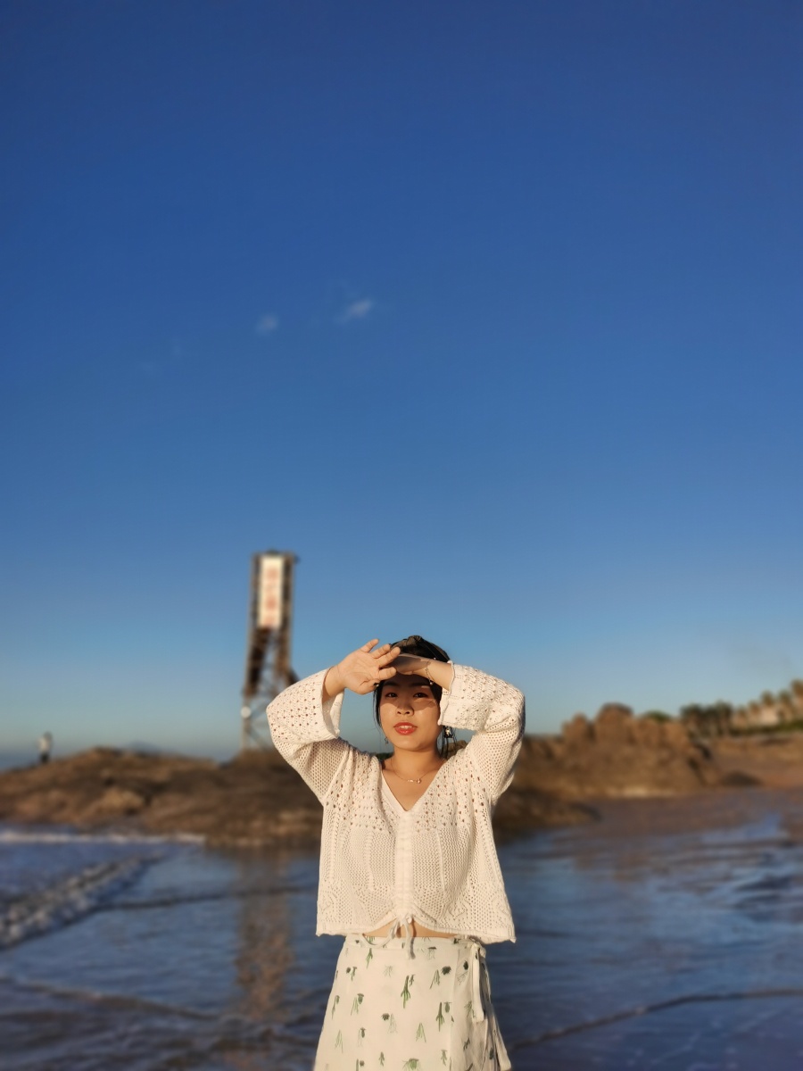 旅途中遇到的姑娘我的模特朱朱