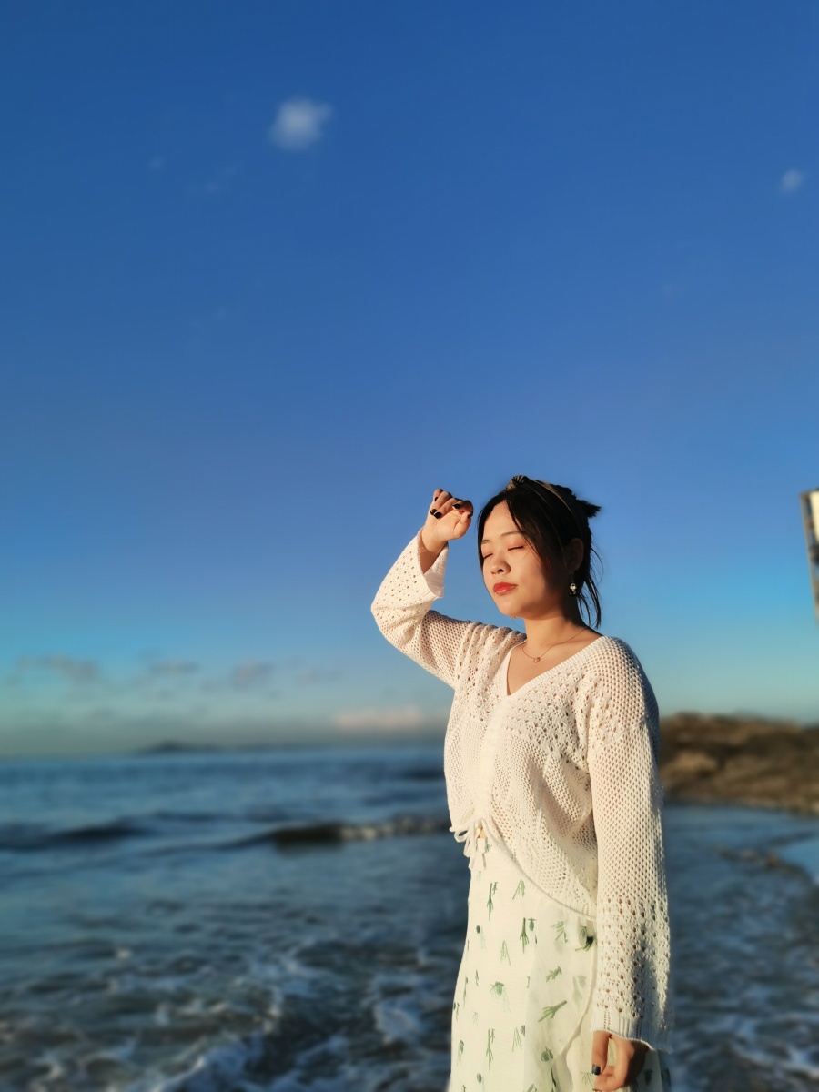 旅途中遇到的姑娘我的模特朱朱