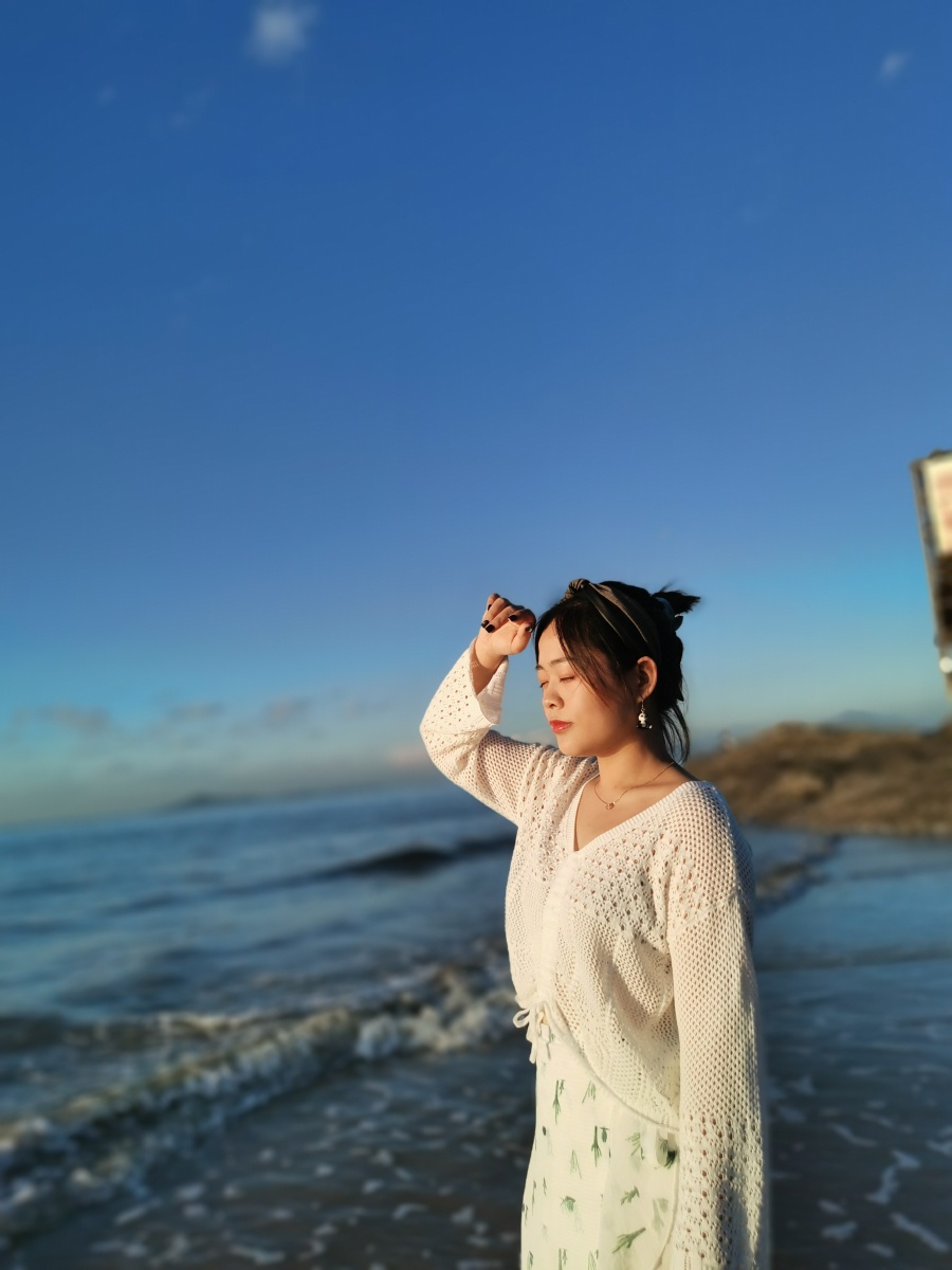 旅途中遇到的姑娘我的模特朱朱