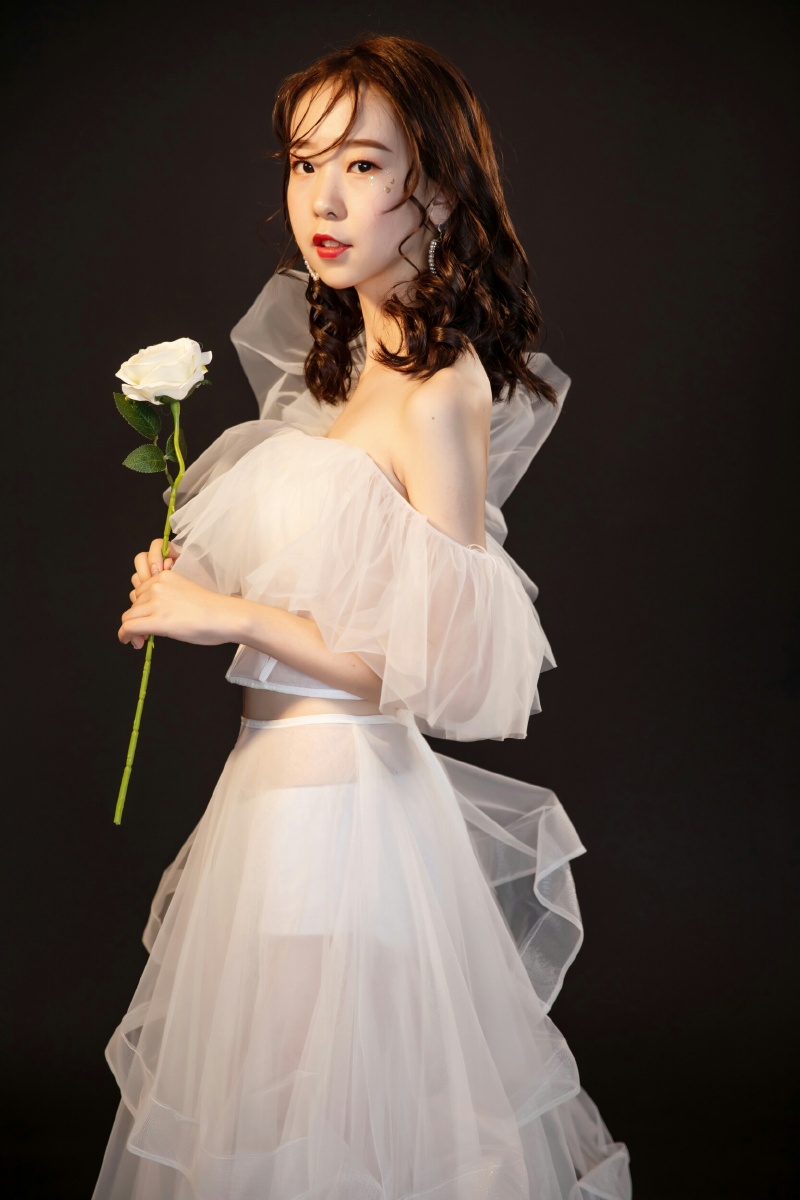 喝露水长大的小仙女上线了婉纱仙妮今日客片打卡孙嘉怡