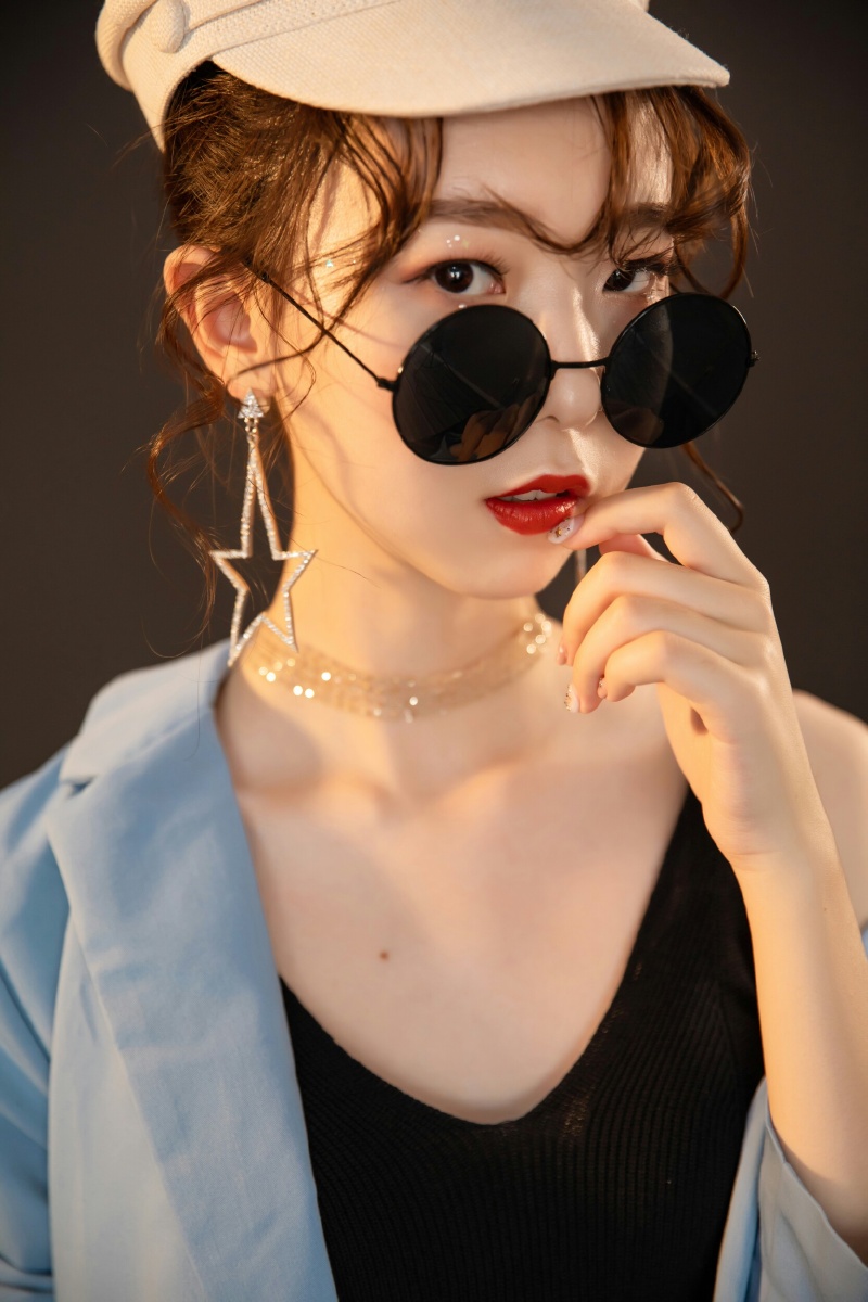 喝露水长大的小仙女上线了婉纱仙妮今日客片打卡孙嘉怡