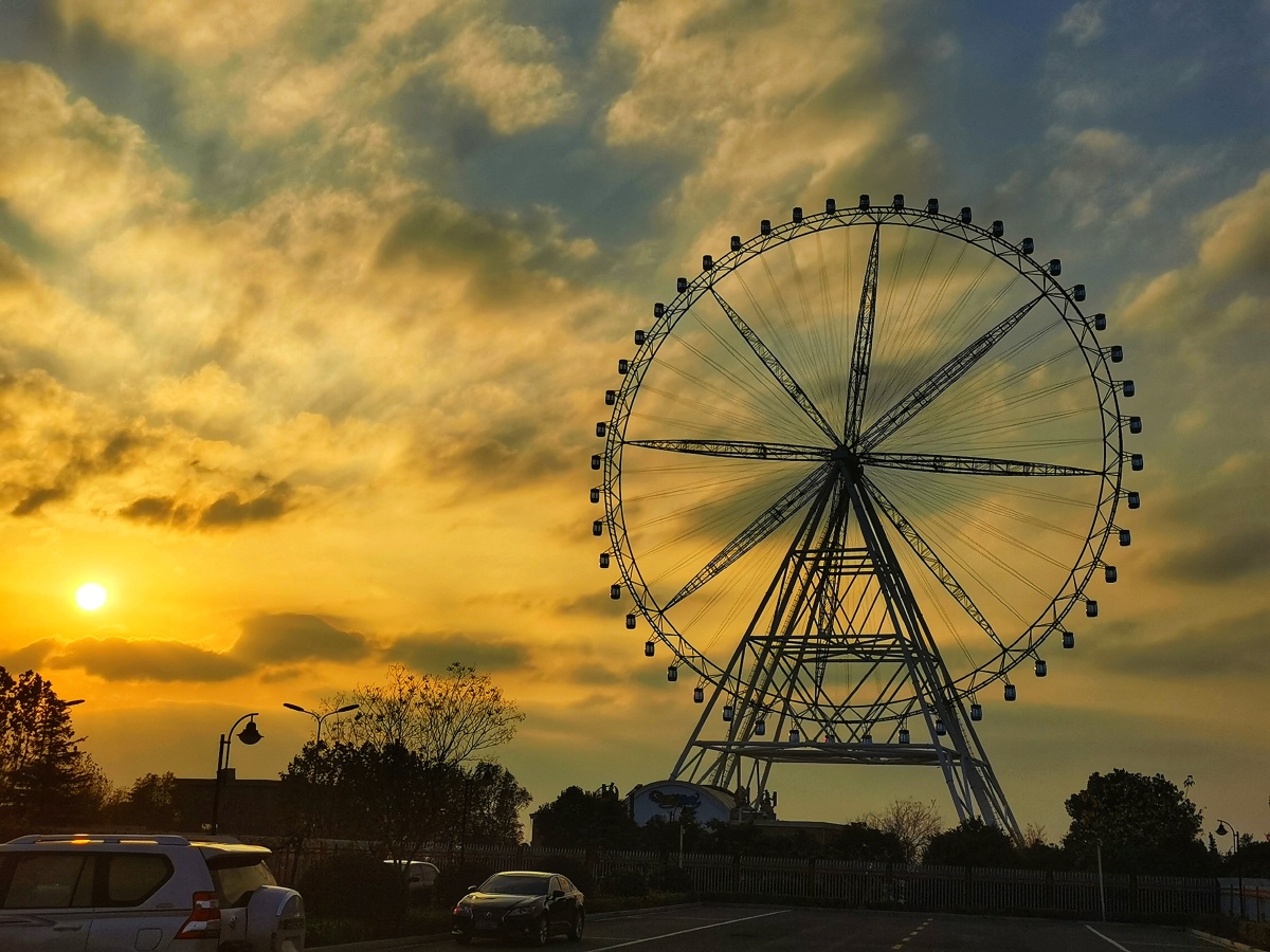 骆马湖畔的摩天轮