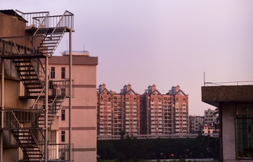 雨后斜阳