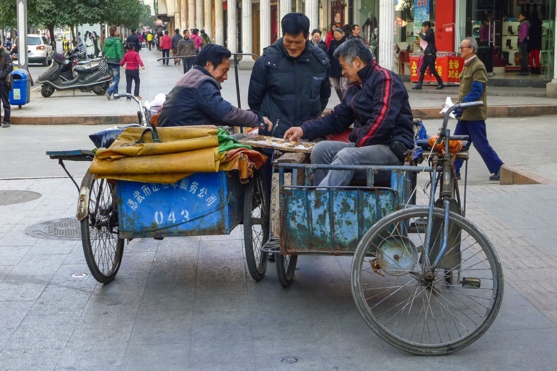 棋战街头 - 街拍, 情感, 抓拍, 卡片机 - 快门快乐