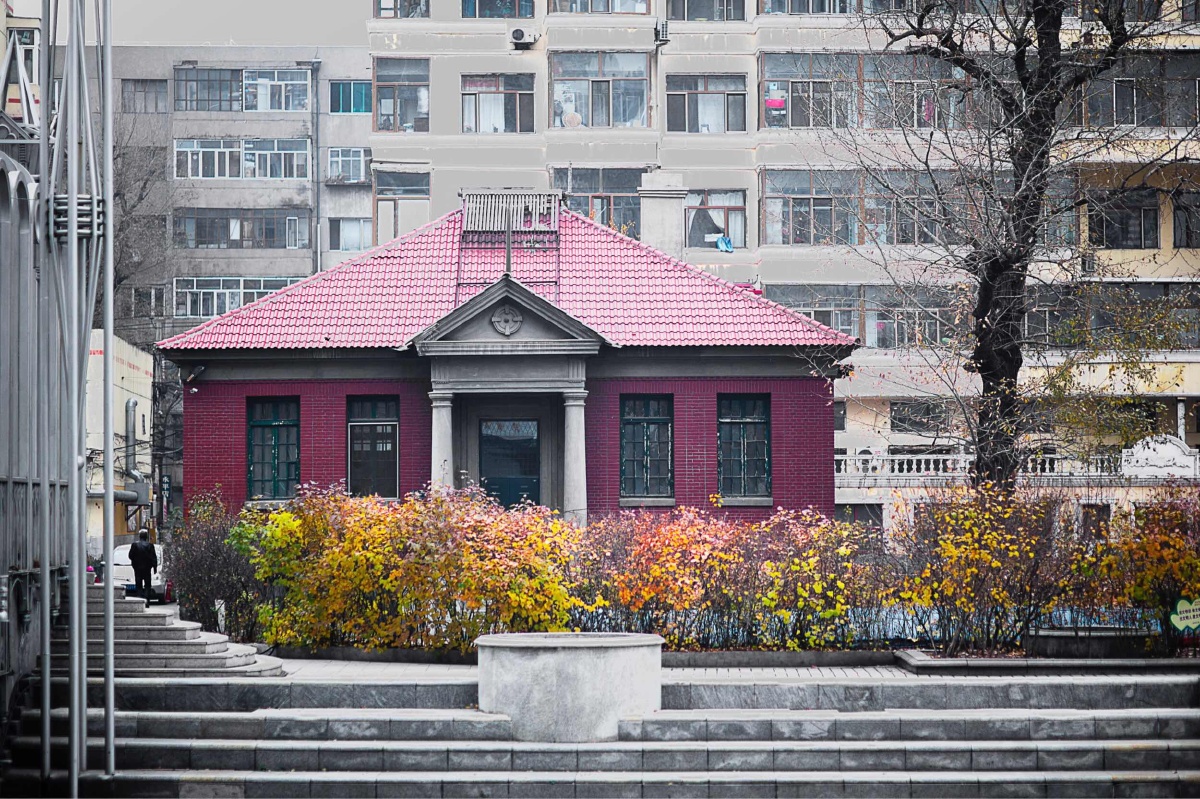 俄式老房子,红砖房