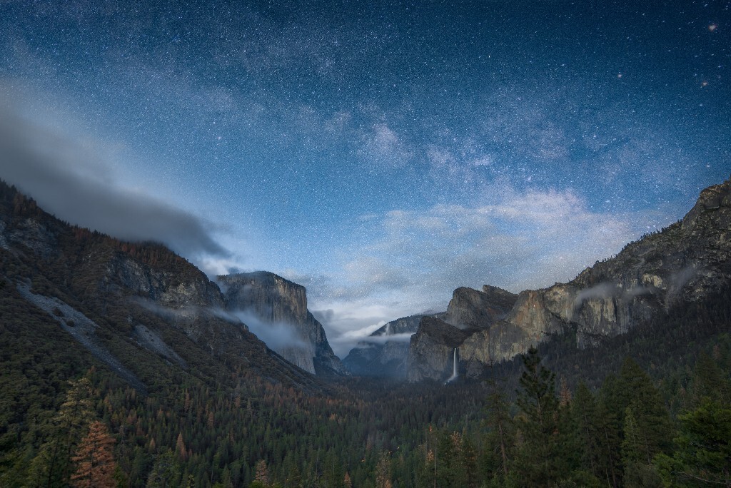 Tunnel View 银河