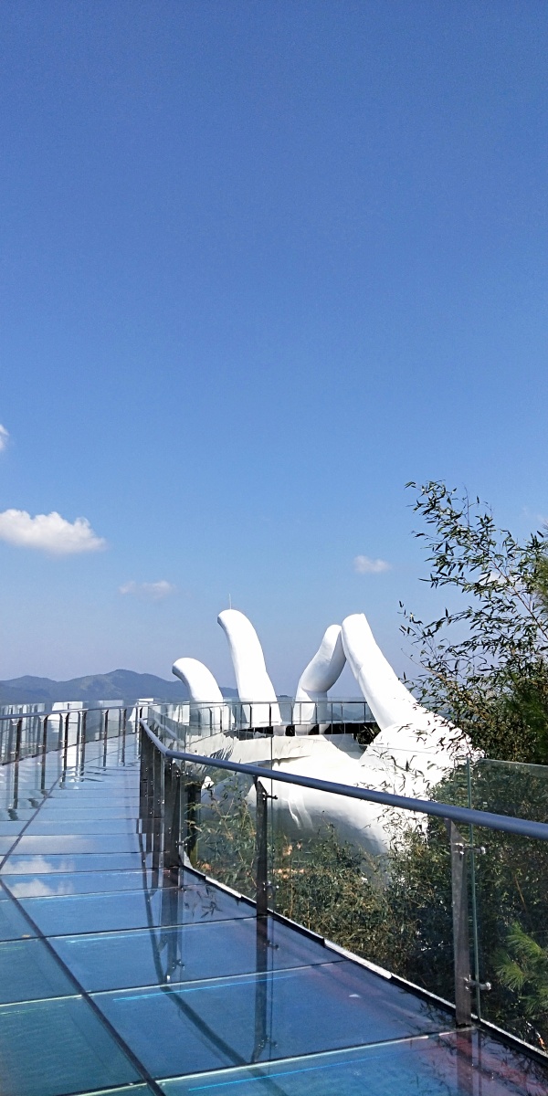 网红景点仙手桥尤溪古溪星河喵喵下