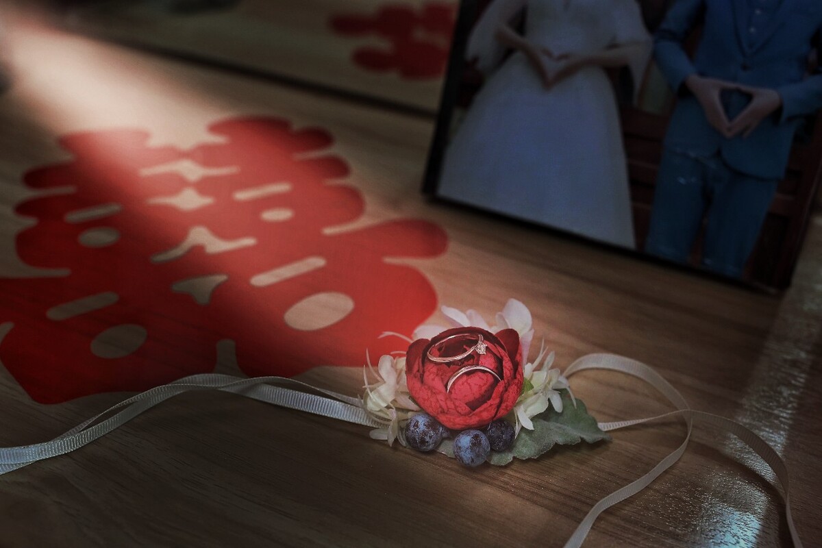 35定焦镜头拍婚戒