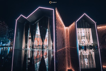 图书馆夜景