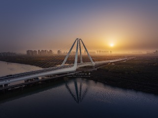 高新大桥|日出