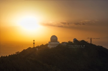 骊山天文台|黄昏