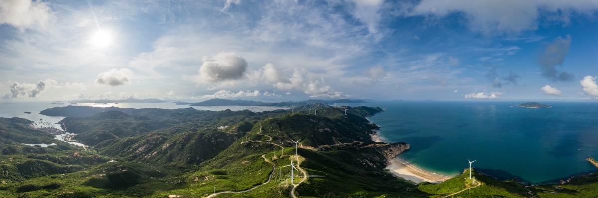 上川岛航拍全景