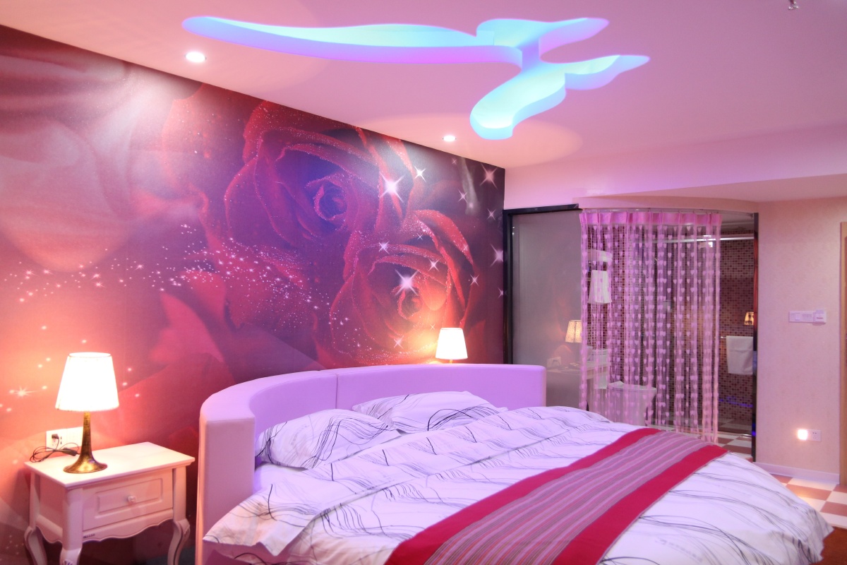 双床房梦幻主题房商务双床房酒店走廊酒店外观山有木兮木有枝224关注