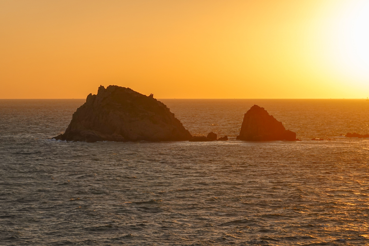 枸杞岛上的日出