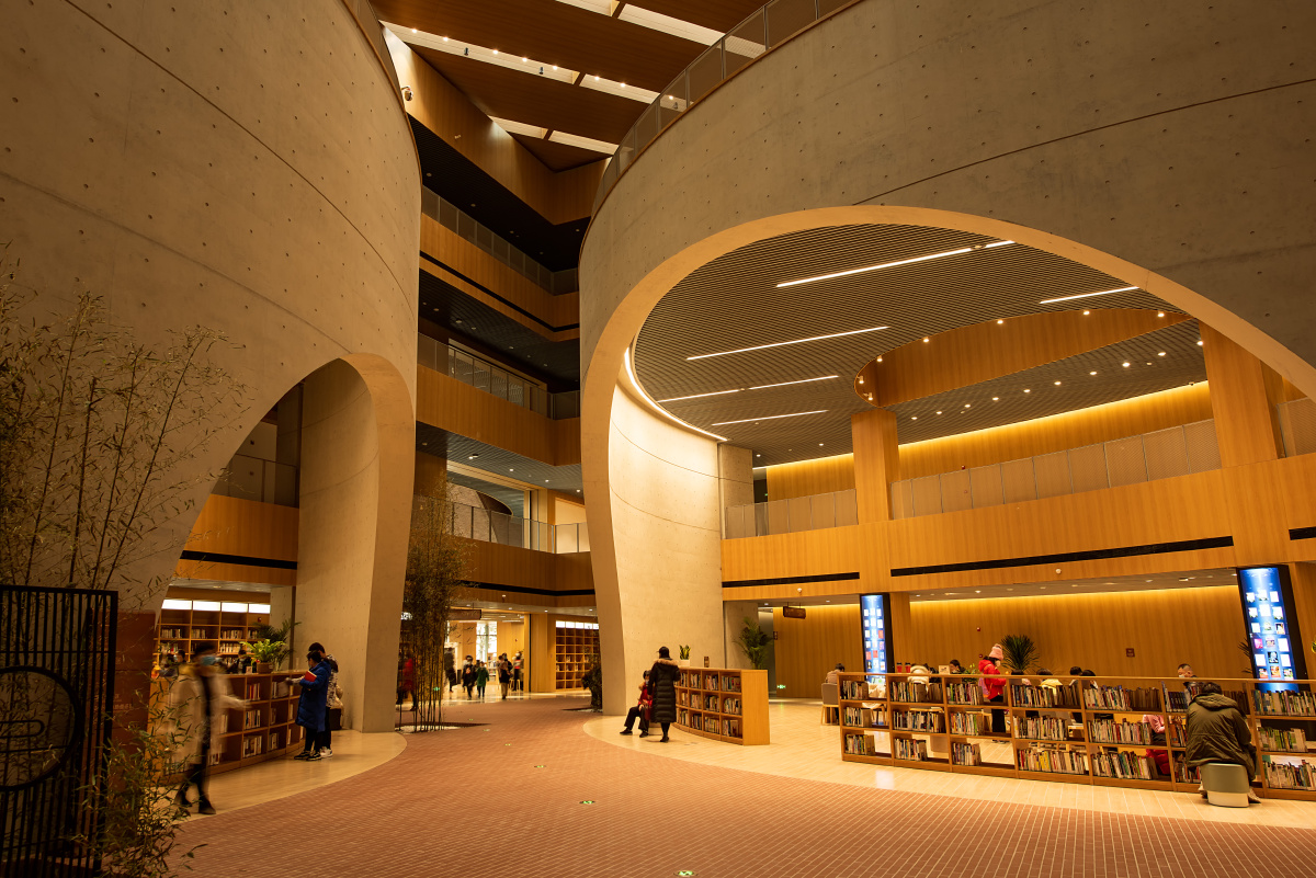 石家庄新图书馆掠影